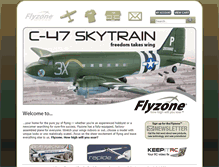 Tablet Screenshot of flyzoneplanes.com